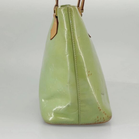 LOUIS VUITTON Monogram Vernis Houston Hand Bag Baby Blue M91005 LV Auth 98882 - Picture 6 of 16